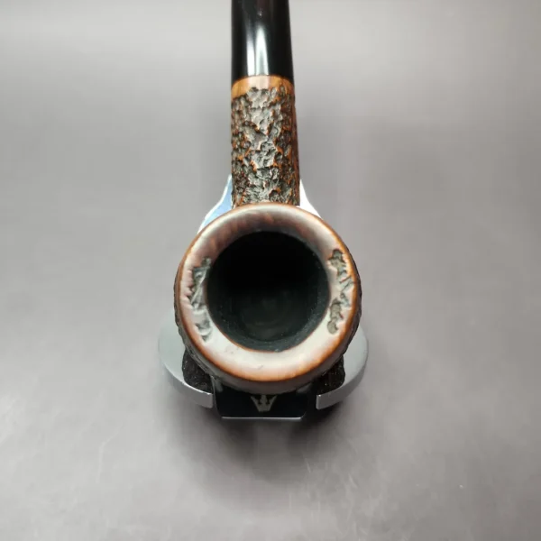 Sportsman 1002 Rusticated Apple Estate Briar Pipe, American Estates - Image 8