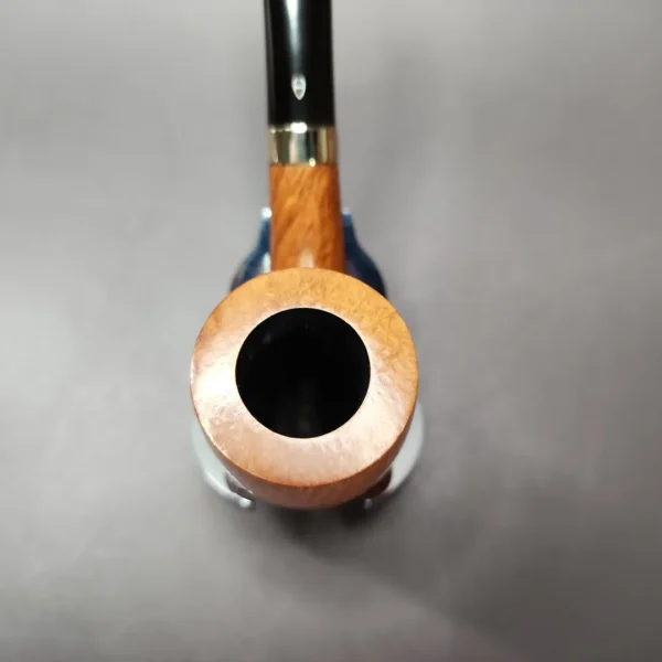 Astleys by Les Wood w/ Gold Band Bent Billiard Estate Briar Pipe, Unsmoked - Image 8
