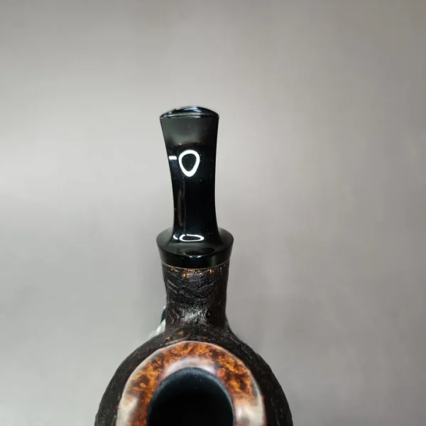 Xin Li Sandblasted Strawberry Handmade Briar Pipe, New - Image 8