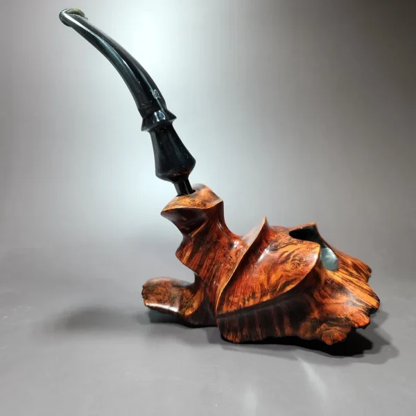 Preben Holm Hallmark H-2 Smooth Freehand Estate Briar Pipe, Danish Estates - Image 8