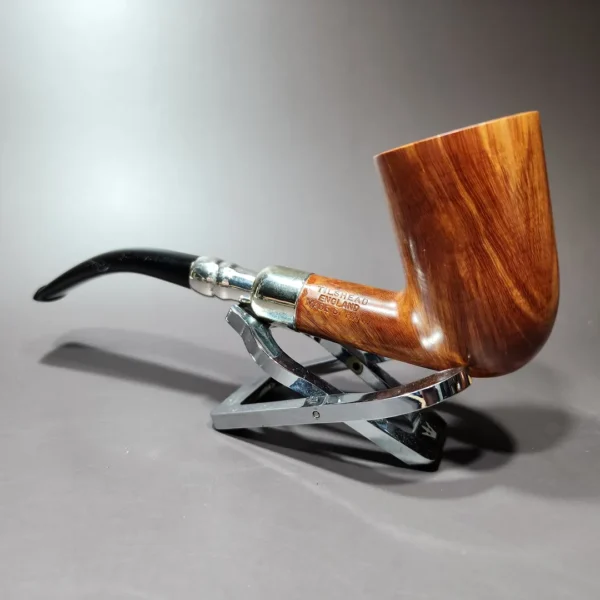 James Upshall P Grade XL Dublin w/ Silver Spigot Estate Briar Pipe, Unsmoked - Image 8