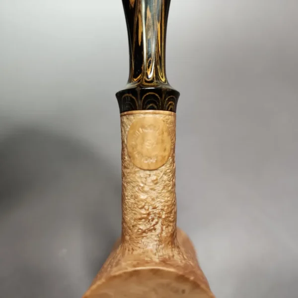 Smith House Pipes Sandblasted Poker Estate Briar Pipe, American Estates - Image 8