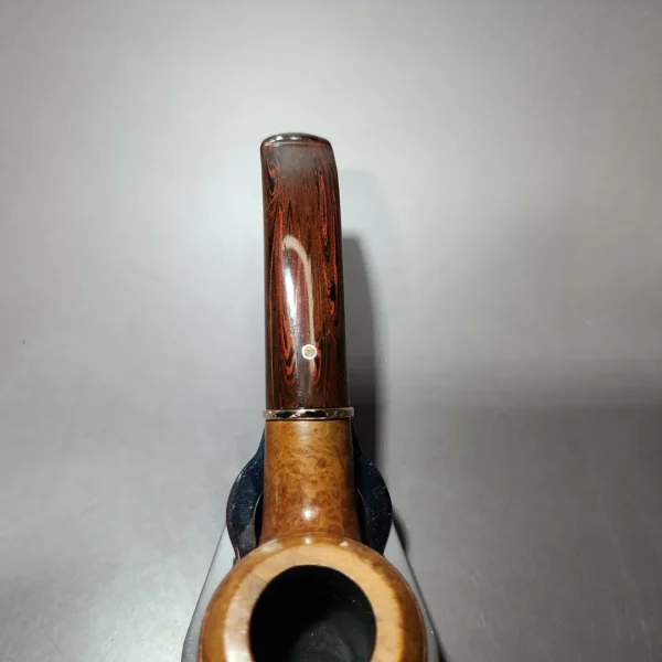 Ashton 1992 Sovereign Straight Grain 3 Rhodesian w/ Gold Estate Briar Pipe, English Estates - Image 8