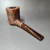 Larry Roush 2006 S2 Sandblasted Poker Estate Briar Pipe, American Estates - Image 6