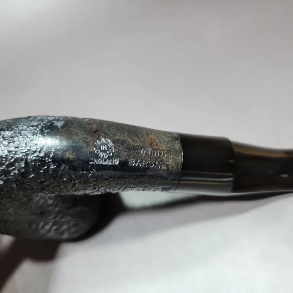 GBD Baronet Sandblasted Bent Billiard Estate Briar Pipe, Unsmoked - Image 8
