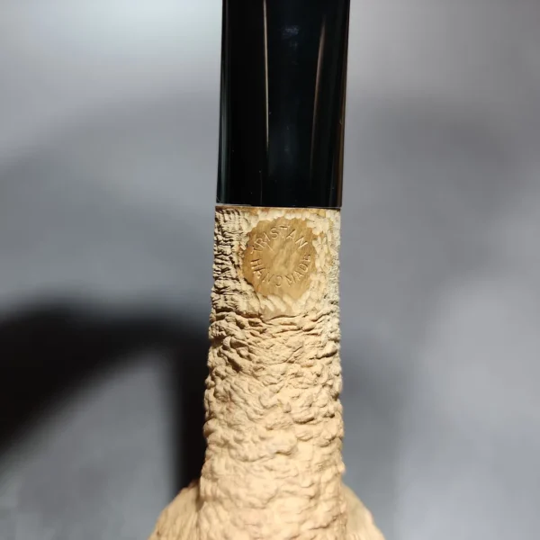 Pipe Tristan Natural Granite Hawkbill Handmade Briar Pipe, New - Image 8