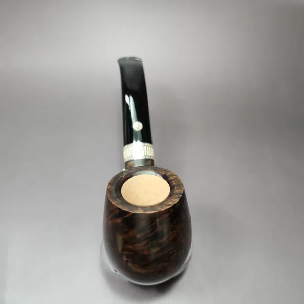 Barling Admiral Ye Olde Wood Bent Billiard Estate Briar Pipe, Unsmoked, 9mm - Image 8
