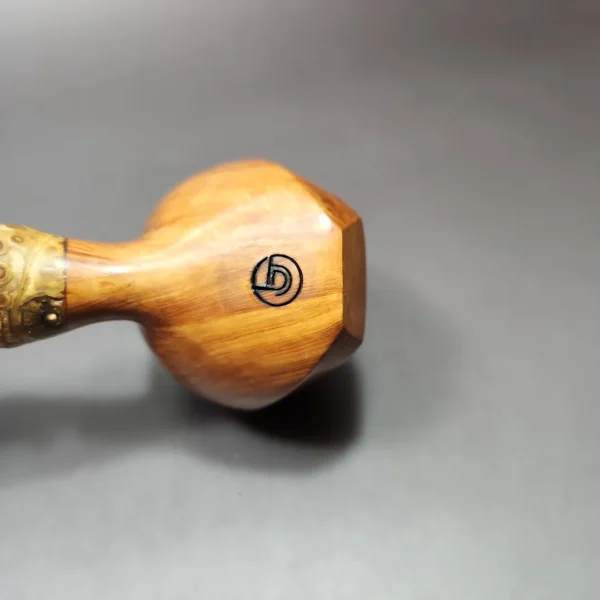 Bennie Joe Ballerina w/ Bamboo Handmade Briar Pipe, New - Image 8