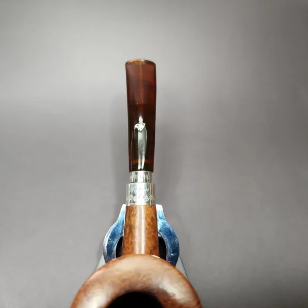 Viprati Smooth Dublin w/ Silver Mount Estate Briar Pipe, Italian Estates - Image 8