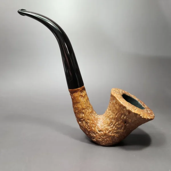 Ed Burak Connoisseur Rusticated Calabash Estate Briar Pipe, American Estates - Image 8