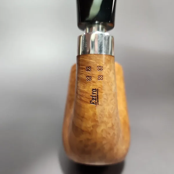 Viprati Extra 4 Clover XL Smooth Oom Paul Estate Briar Pipe, Italian Estates - Image 8
