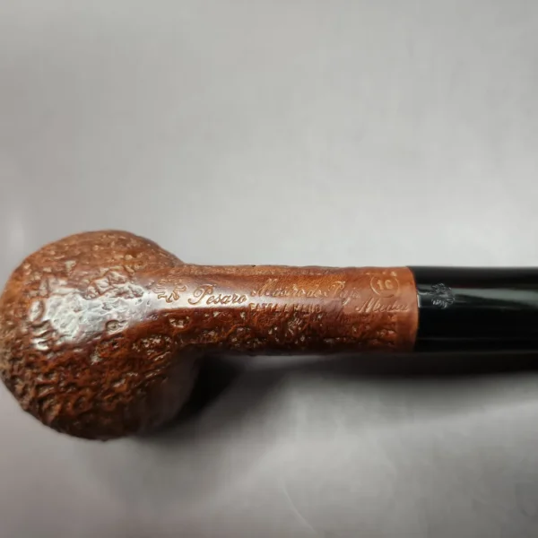 Mastro de Paja 1C 1 Sun Sandblasted Brandy Estate Briar Pipe, Italian Estates - Image 8