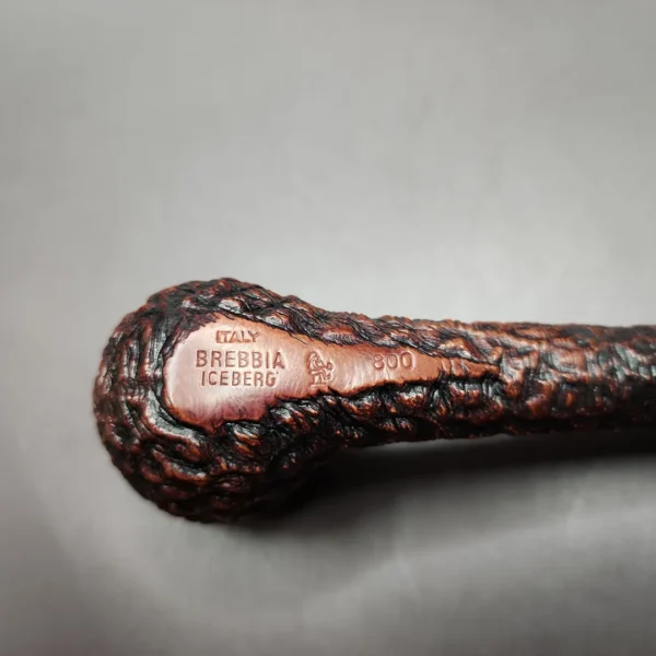 Brebbia Iceberg 800 Rusticated Canadian Estate Briar Pipe, Italian Estates - Image 8