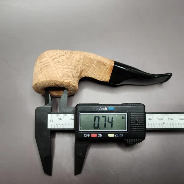Morgan Bones Sandblasted Pot Briar Pipe, New - Image 8