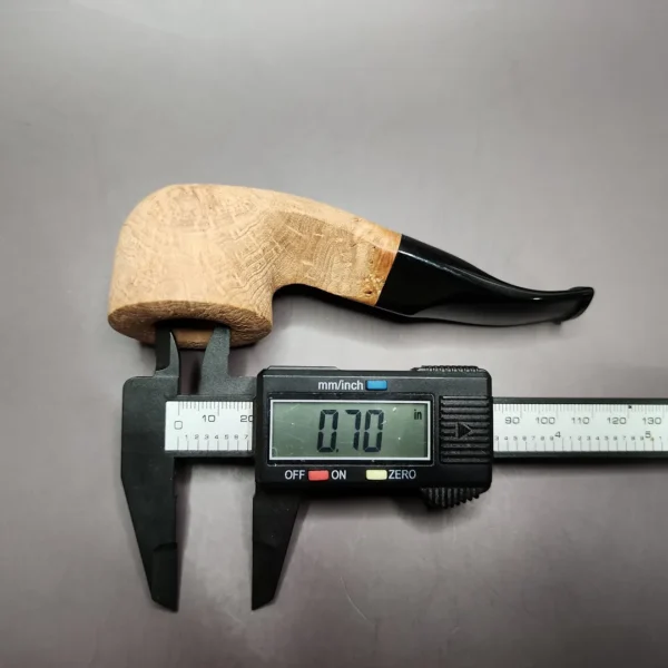 Morgan Bones Sandblasted Pot Briar Pipe, New - Image 8