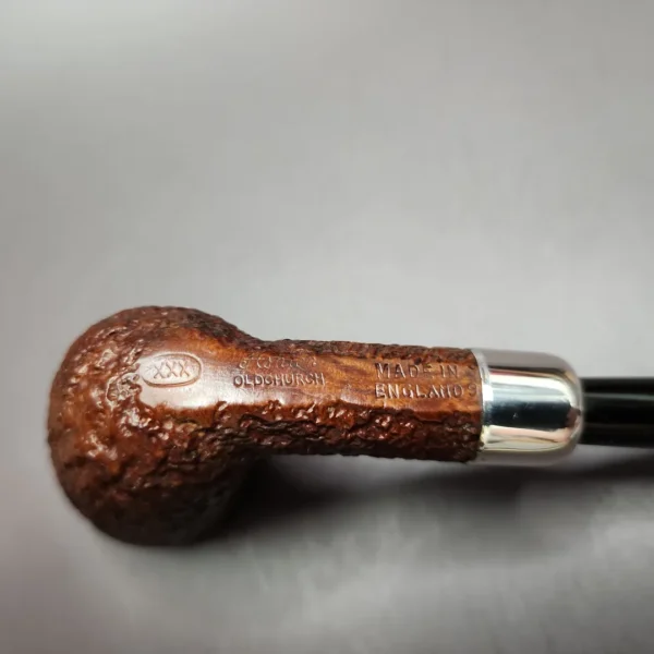 Ashton 1989 Old Church XXX Sandblasted Dublin Estate Briar Pipe, English Estates - Image 8