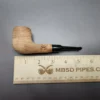 Morgan Bones Sandblasted Billiard Briar Pipe, New - Image 8