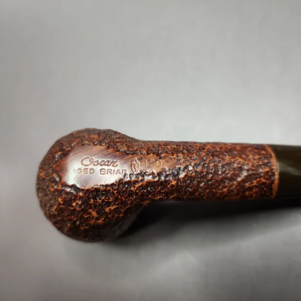 Savinelli Oscar Aged Briar 129 Rusticated Estate Briar Pipe, Italian Estates - Image 8