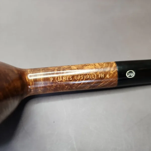 James Upshall P Grp 4 Smooth Billiard Estate Briar Pipe, Unsmoked - Image 8