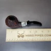 Brebbia First Rusticated Author w/ Silver Estate Briar Pipe, Italian Estates - Image 8