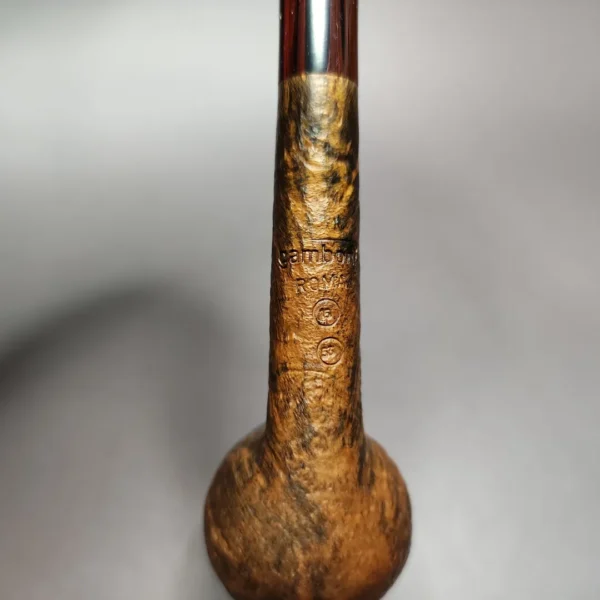 Gamboni Contrast Sandblasted Billiard Estate Briar Pipe, Italian Estates - Image 8