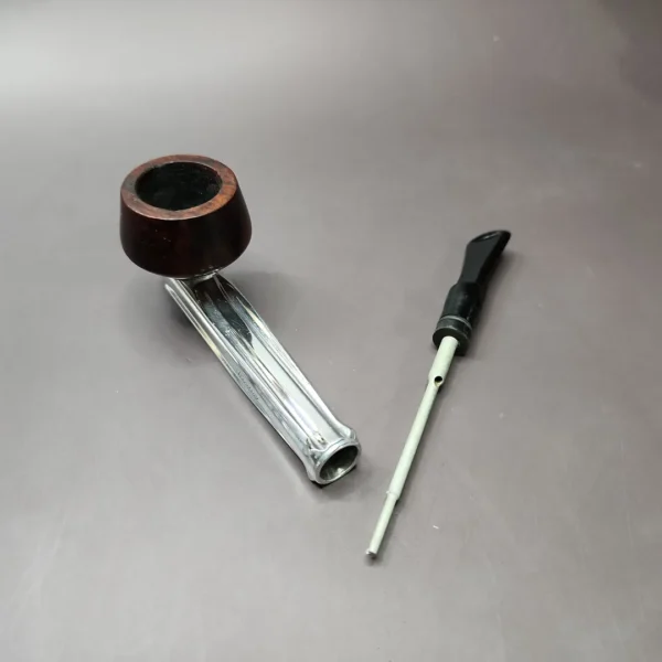 Kirsten M Metal & Briar Estate Pipe, American Estates - Image 9