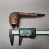 Mastro de Paja OB Rusticated Canadian Estate Briar Pipe, Italian Estates - Image 9