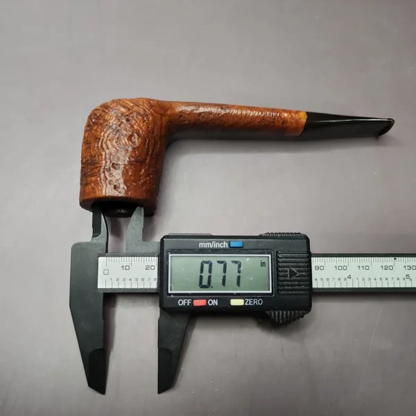 WO Larsen Super Tan Sandblasted Canadian Estate Briar Pipe, Danish Estates - Image 9