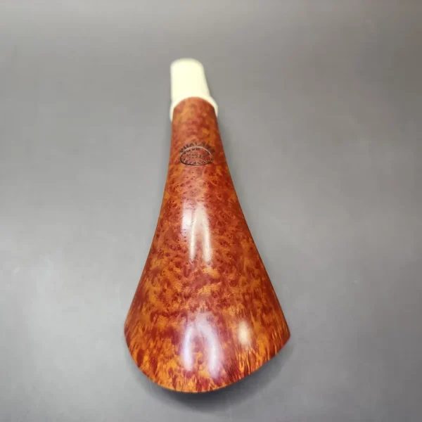 Todd Johnson Phalanx Smooth Horn w/ Bakelite Estate Briar Pipe, Unsmoked - Image 9
