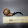 Caminetto New Dear Wax Drip Bent Apple Estate Briar Pipe, Italian Estates - Image 9