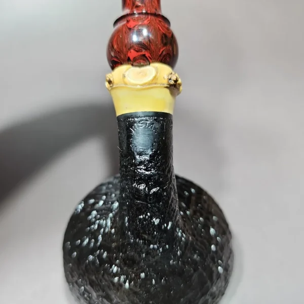 Pipe Tristan Granite Swedish Bulldog w/ Bamboo Handmade Briar Pipe, New - Image 9