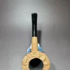 Pipe Tristan Natural Sandblasted Stack Dublin Handmade Briar Pipe, New - Image 9