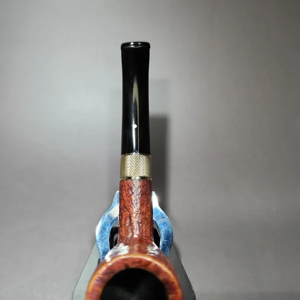 Dunhill 1977 Red Bark 41032 w/ 9ct Gold Band Estate Briar Pipe, English Estates - Image 9