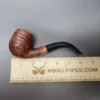 Viprati Sandblasted Bent Billiard Estate Briar Pipe, Italian Estates - Image 9