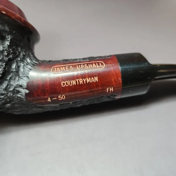 James Upshall Rusticated Countryman Estate Briar Pipe, Unsmoked - Image 9