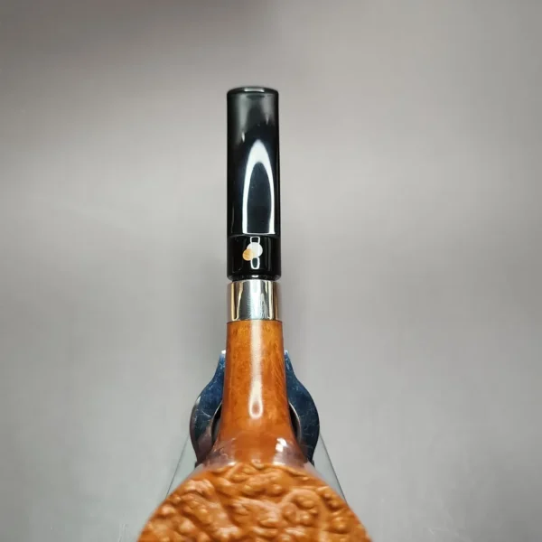 Claudio Cavicchi CCCC Smooth Plateau Dublin w/ Silver Estate Briar Pipe, Unsmoked - Image 9