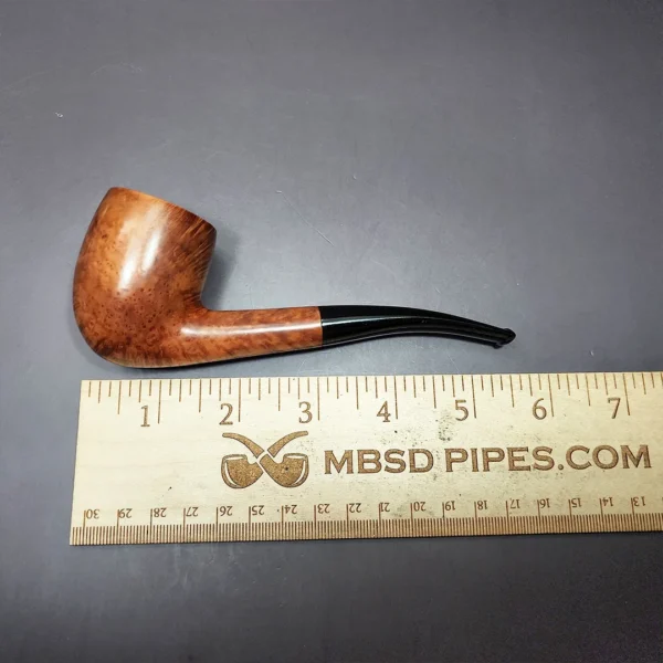 Pipe Dan Dan Shape Reformed Smooth Acorn Estate Briar Pipe, Danish Estates - Image 9