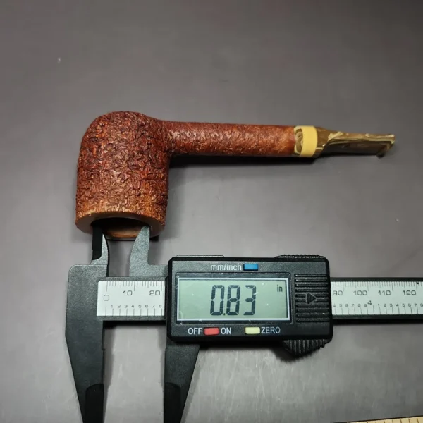 BST (Todd Bannard) Rusticated Lovat Handmade Briar Pipe, New - Image 9