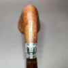 Viprati Smooth Dublin w/ Silver Mount Estate Briar Pipe, Italian Estates - Image 9