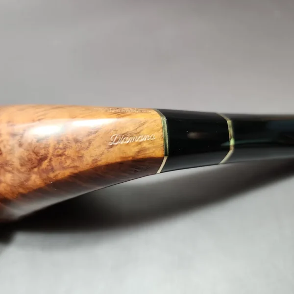 Stanwell Diamond 213 Smooth Facet Horn Estate Briar Pipe, Danish Estates - Image 9