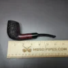 James Upshall Bark Rusticated Zulu Estate Briar Pipe, Unsmoked - Image 9