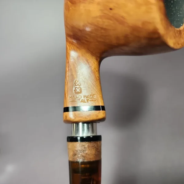 Viprati Smooth Pot w/ Silver Estate Briar Pipe, Italian Estates - Image 9