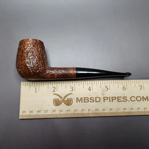 Mastro de Paja 1C 1 Sun Sandblasted Brandy Estate Briar Pipe, Italian Estates - Image 9