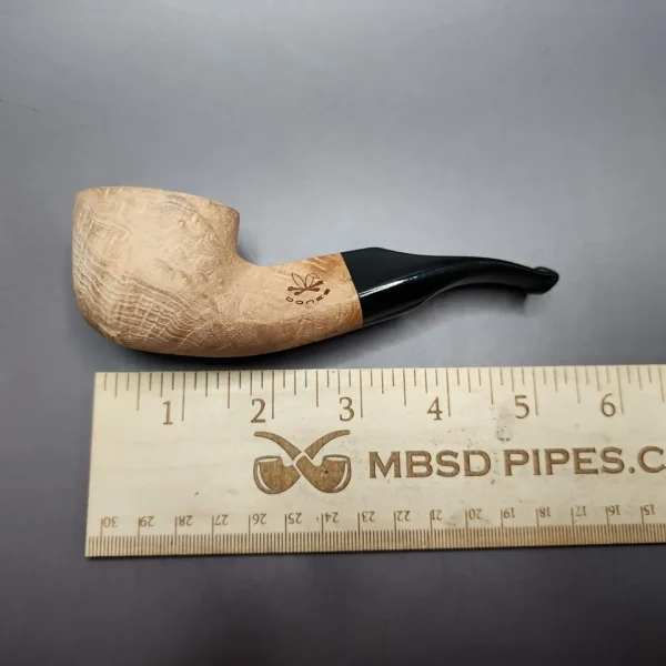 Morgan Bones Sandblasted Pot Briar Pipe, New - Image 9