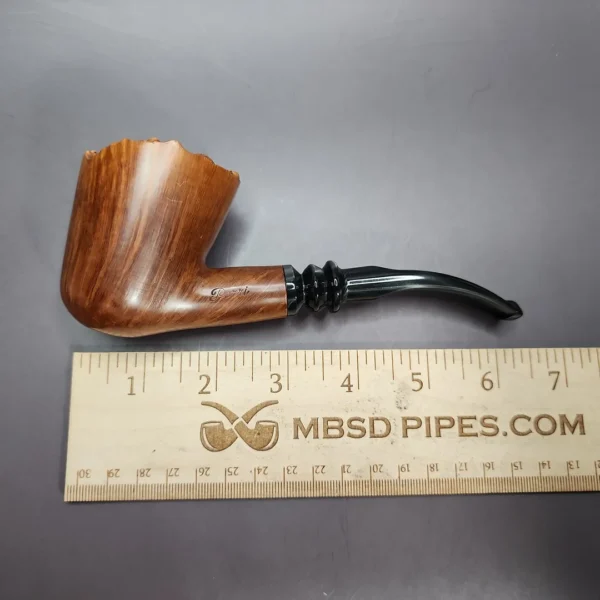 Paul Perri Smooth Freehand Estate Briar Pipe, American Estates - Image 9