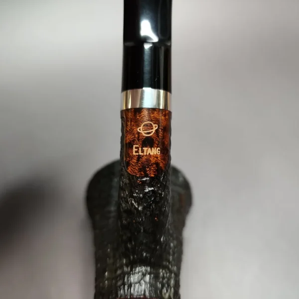 Tom Eltang Saturn Partially Sandblasted Cherrywood Estate Briar Pipe, Unsmoked - Image 9