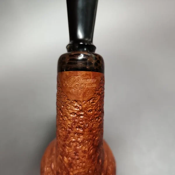Alexander Tupitsyn Sandblasted Egg Handmade Estate Briar Pipe, Unsmoked - Image 9