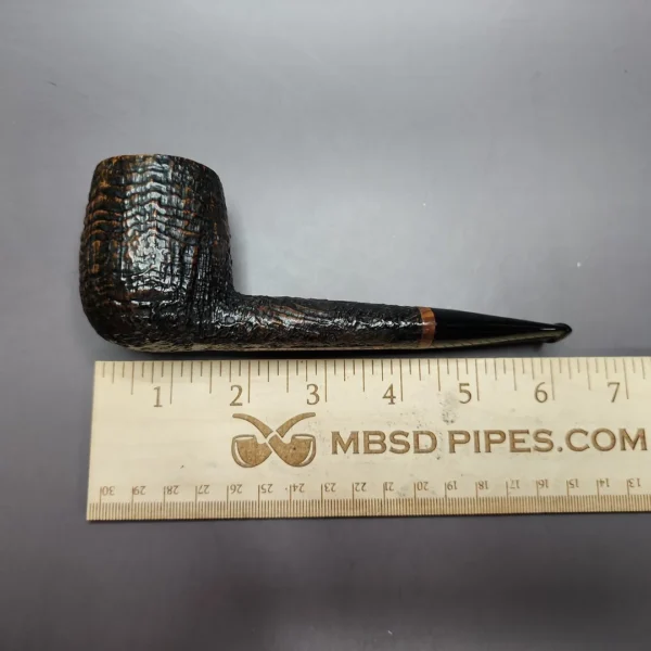 Mastro de Paja 1B Sandblasted Canadian Estate Briar Pipe, Italian Estates - Image 9