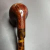 Dave Neeb Smooth Bent Billiard Handmade Briar Pipe, New - Image 9