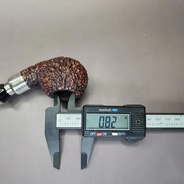 Brebbia First Rusticated Author w/ Silver Estate Briar Pipe, Italian Estates - Image 9